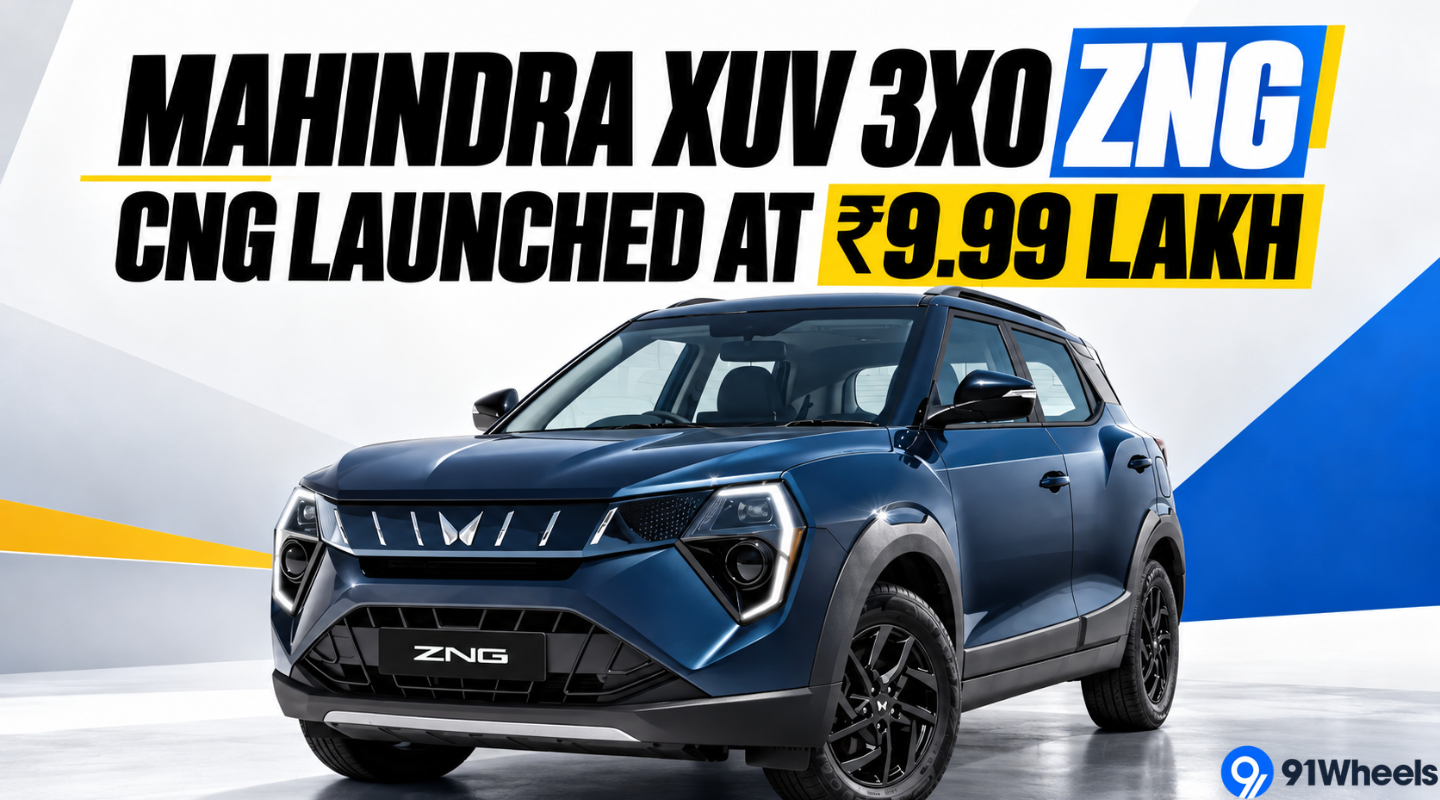 Mahindra XUV 3XO CNG Launched At Rs 9.99 Lakh, Called ZNG